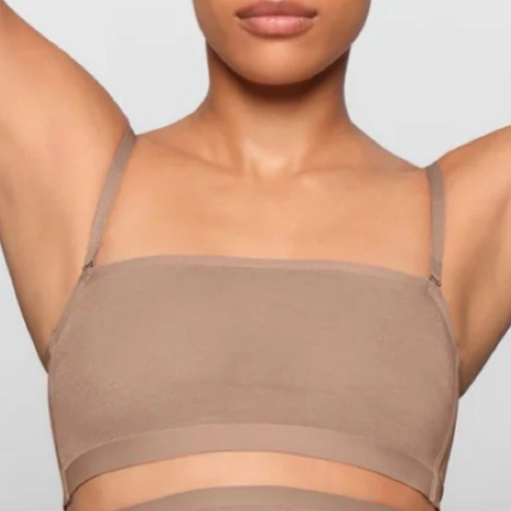 SKIMS Sheer Sculpt Bandeau Bralette